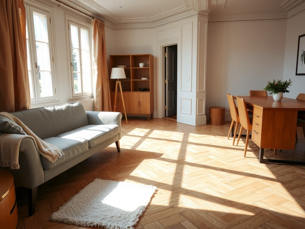 Appartement nettoyé