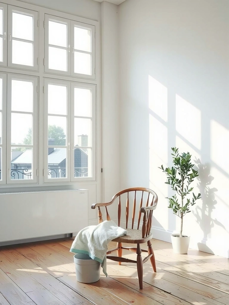 Intérieur parisien épuré et lumineux