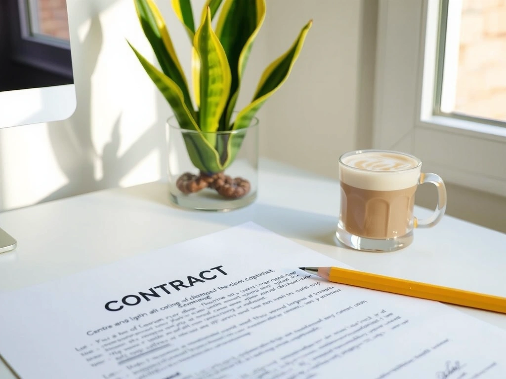 Document contractuel propre et professionnel